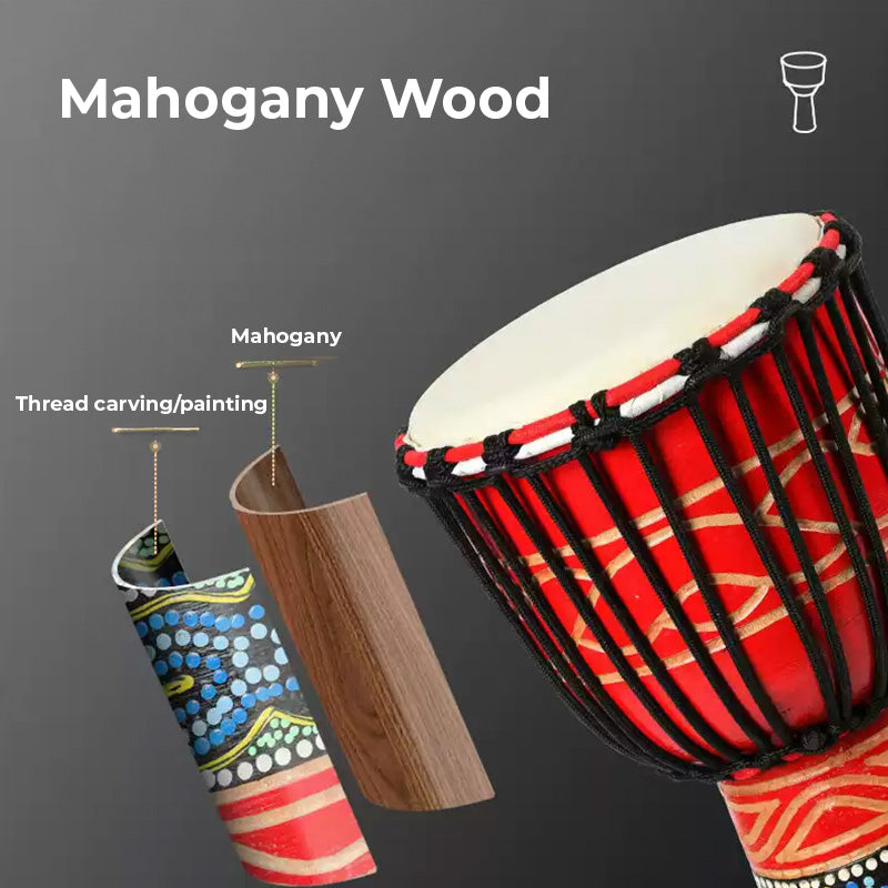 Djembe African Hand Drum for Beginner - Percussion