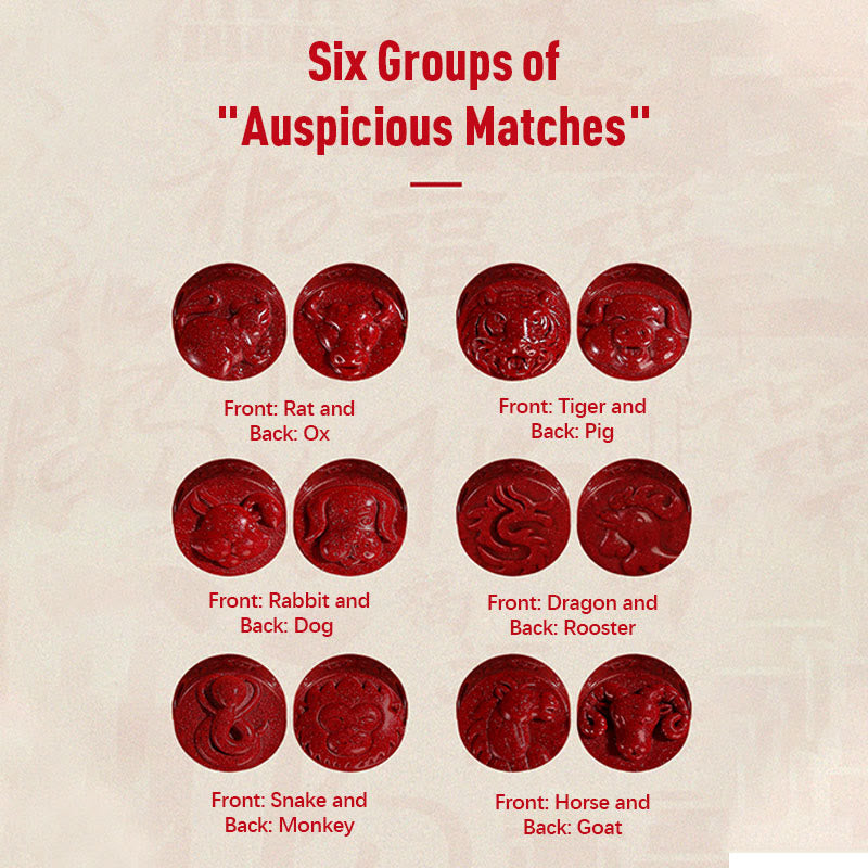 Bracelet Dragon 16 cm avec bénédiction du zodiaque chinois en cinabre