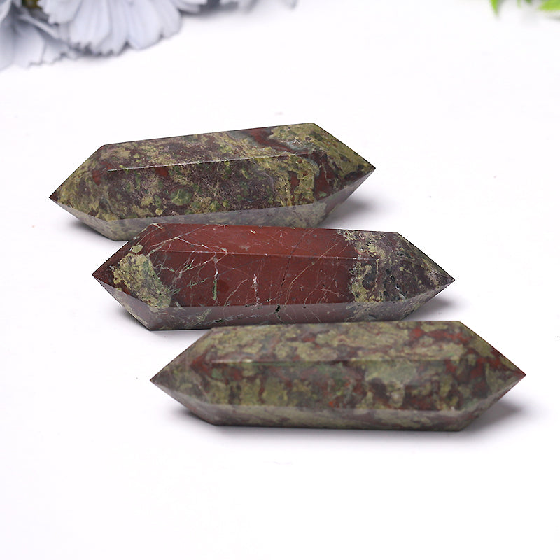 Dragon Blood Stone Double Point Tower 2.4-4.5 in Healing Crystal