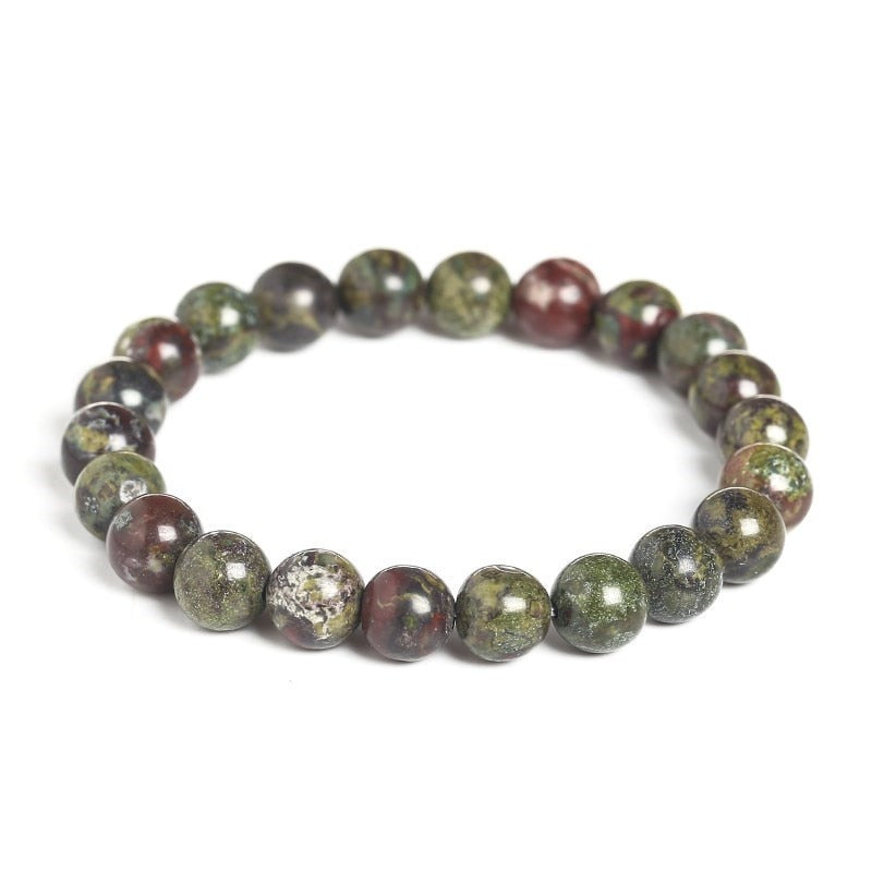 Bracelet en pierre de sang de dragon pour la force et la vitalité