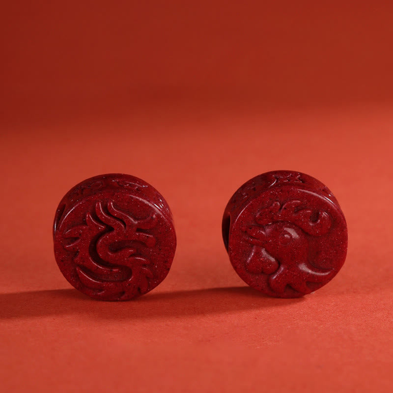 Bracelet Dragon Cinabre 16 cm | Protection du zodiaque chinois