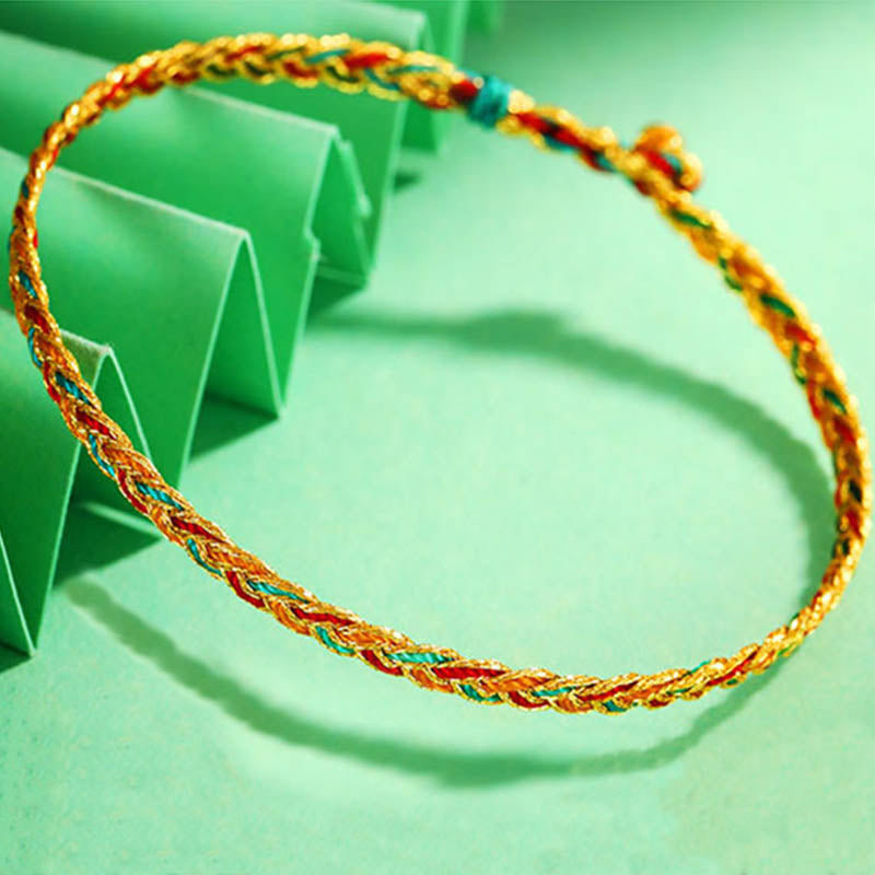 Bracelet tressé en écailles de dragon | Protection et force