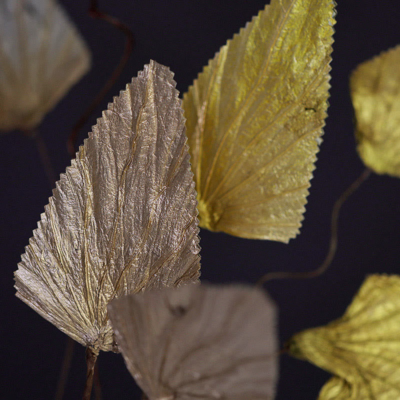 Bouquet de feuilles de lotus séchées pour une décoration d'intérieur zen