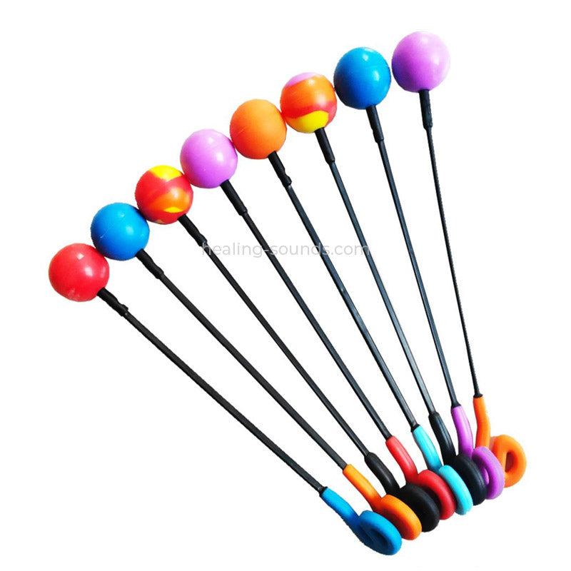 Maillet en silicone en forme de baleine pour gongs de guérison sonore