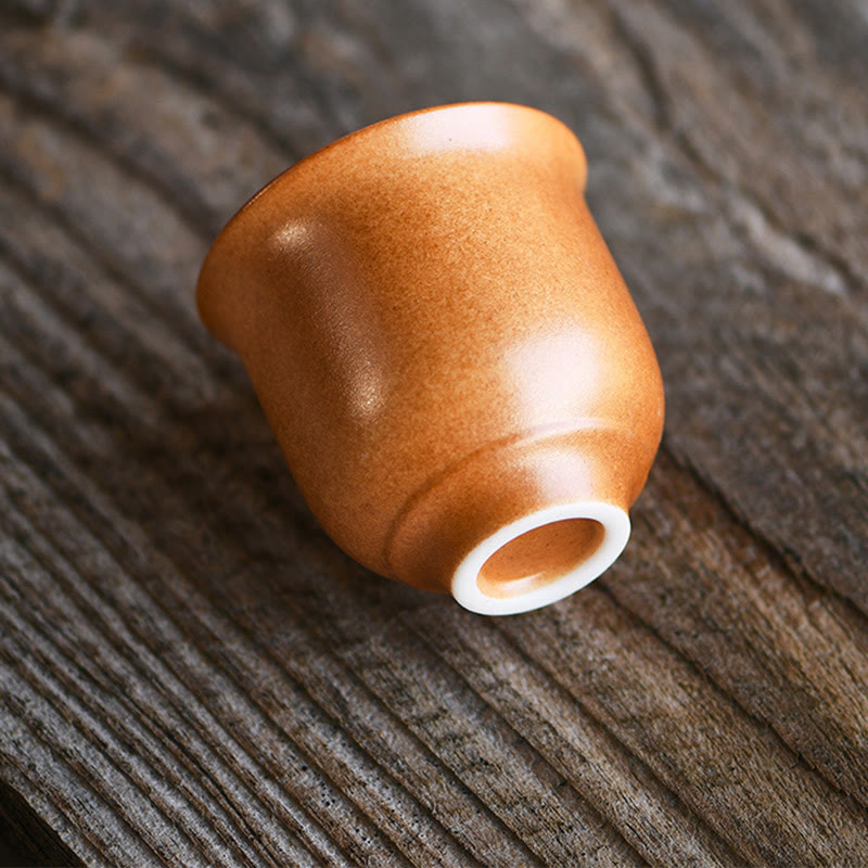 Tasse à thé en céramique Dunhuang Lotus 90 ml pour décoration zen