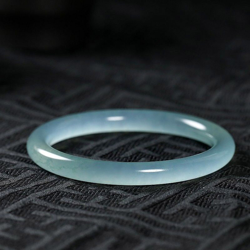 Natural Jade Healing Blessing Bangle Bracelet 58-60mm