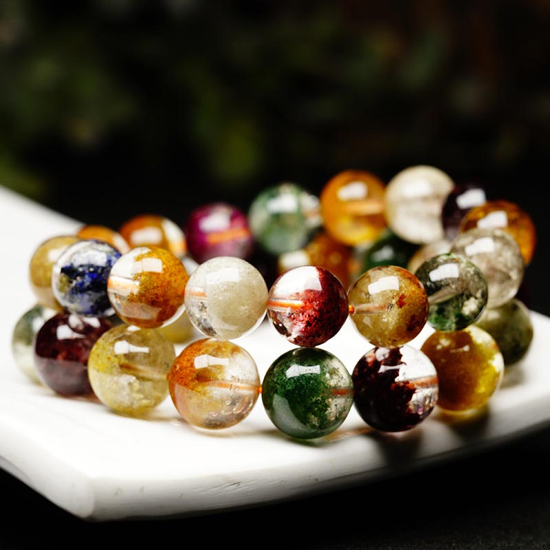 8mm Various Gemstone Spiritual Bracelet for Healing & Love