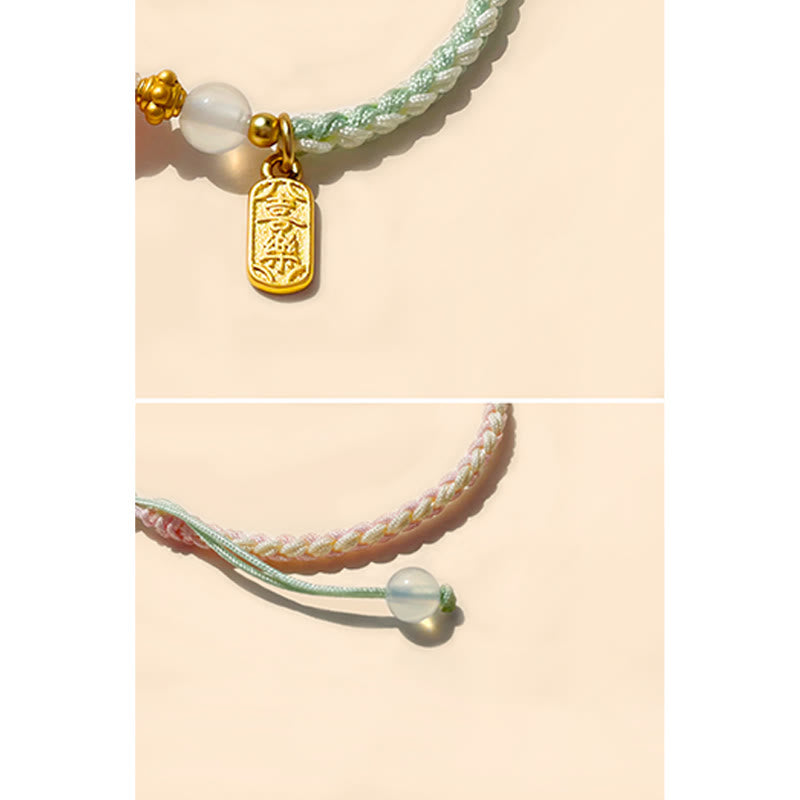 Agate Peace Buckle Bracelet for Peace & Joy 14-19cm