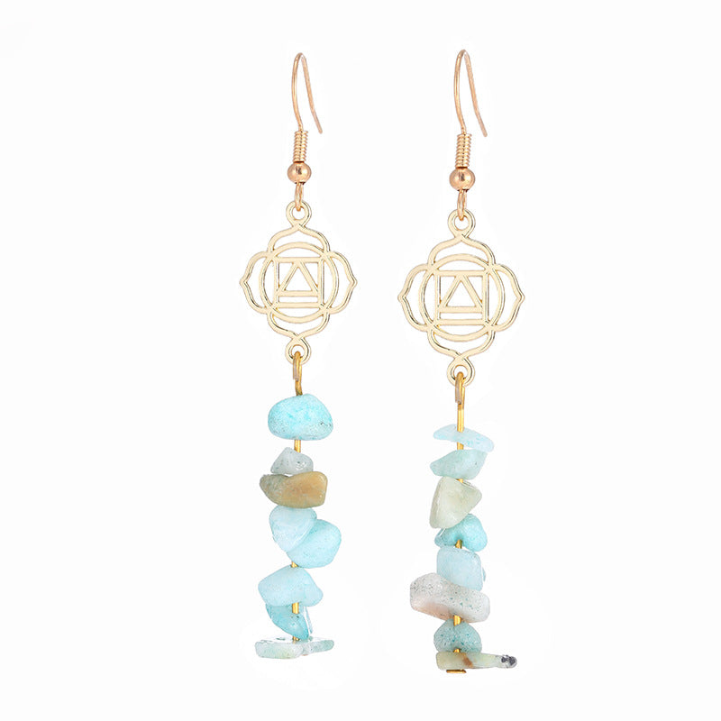 Zen Cairn Citrine Confidence Earrings for Healing