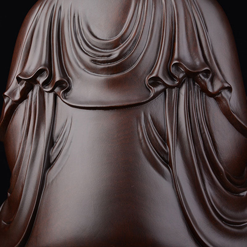 Ebony Avalokitesvara Lotus Decoration | Harmony & Blessing