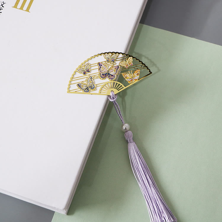 Traditional Lotus Symbol Brass Bookmark | New Beginnings