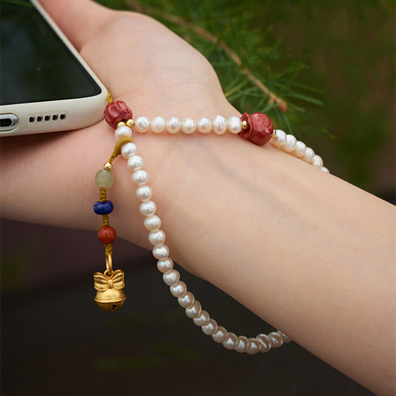 6mm Cinnabar Healing Phone Hanging Decoration