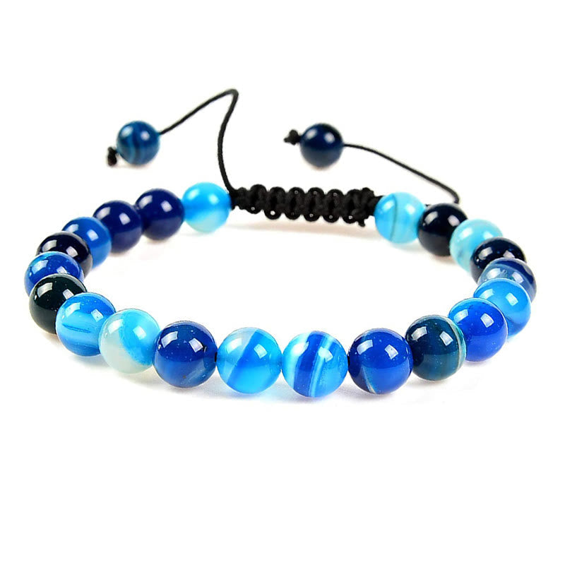 Unisex Adjustable Spiritual Healing Bracelet with Gemstone Beads