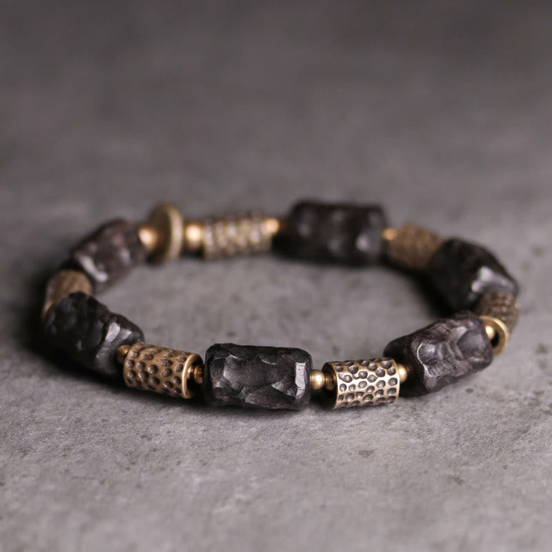 Bracelet spirituel en bois d'ébène | Calme, paix et protection