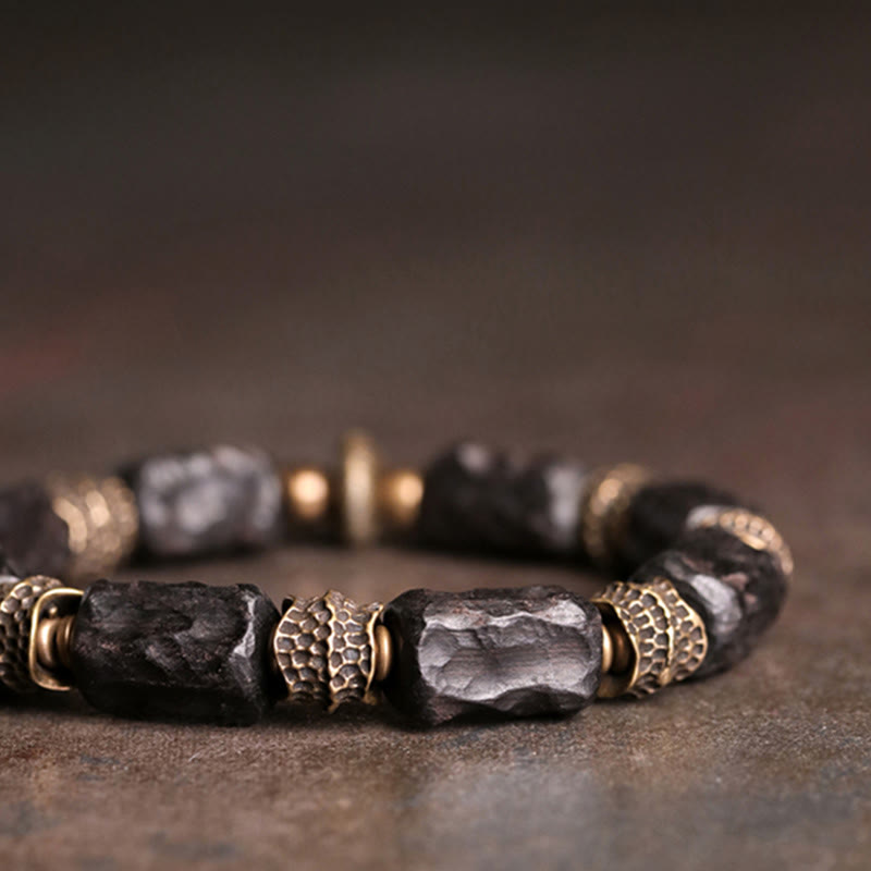 Bracelet spirituel en bois d'ébène | Calme, paix et protection