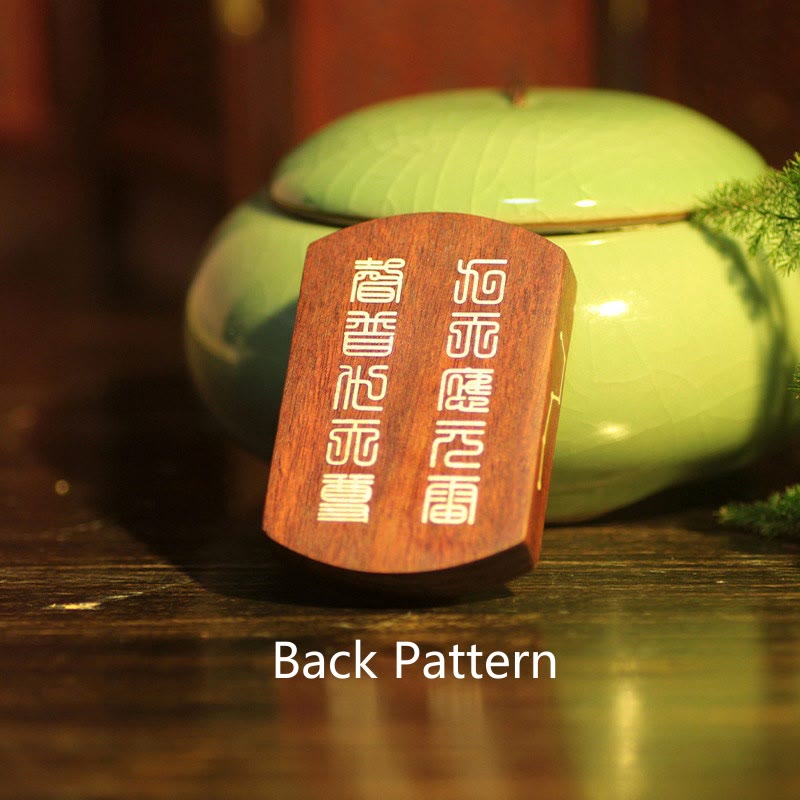 Collier Yin Yang en bois d'ébène avec argent sterling pour l'équilibre