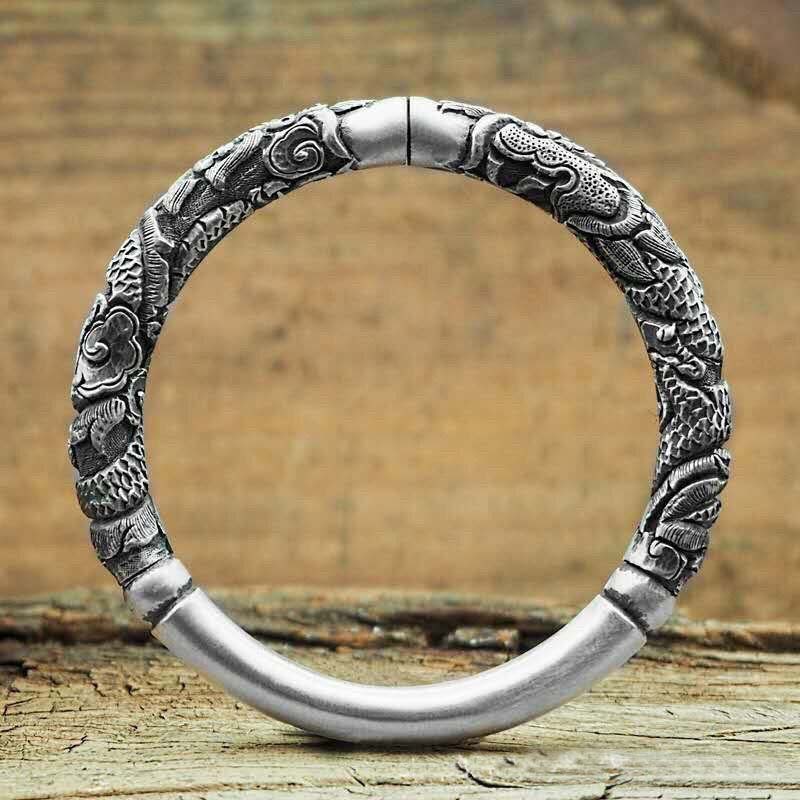 Adjustable Dragon Bracelet for Luck and Protection