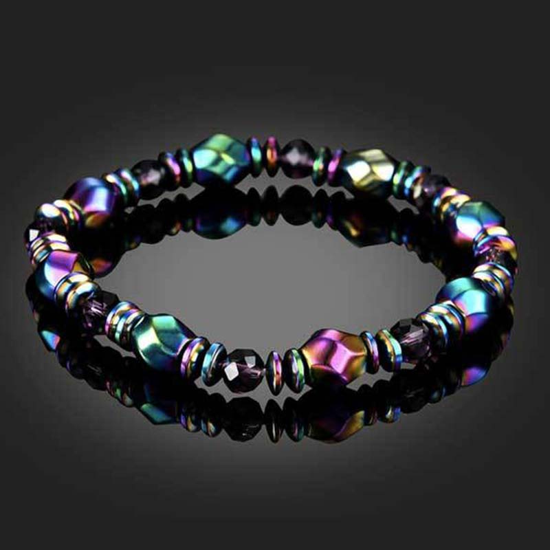 Rainbow Hematite Spiritual Bracelet 55cm Grounding Energy