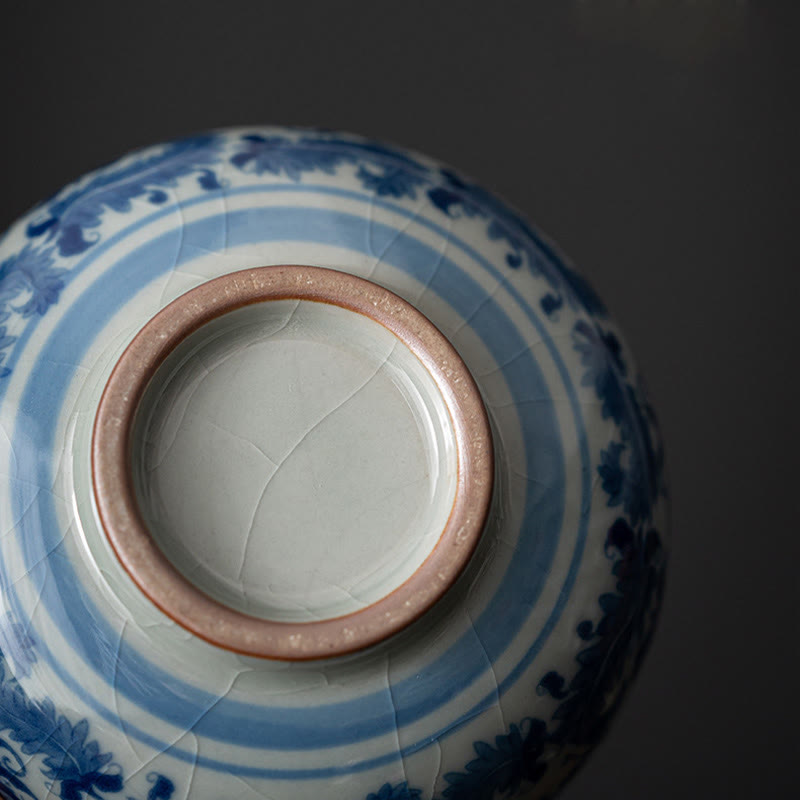 Lotus Ceramic Tea Cup 150ml for Traditional Tea Rituals
