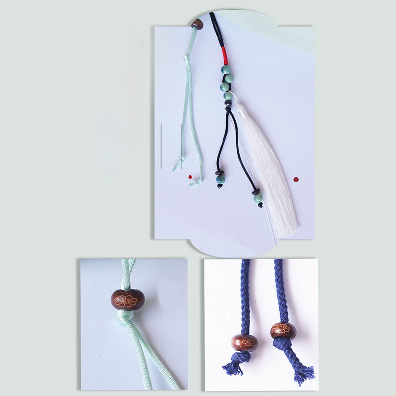 Sac fourre-tout en toile brodée de fleurs de cerisier 28 x 30 cm