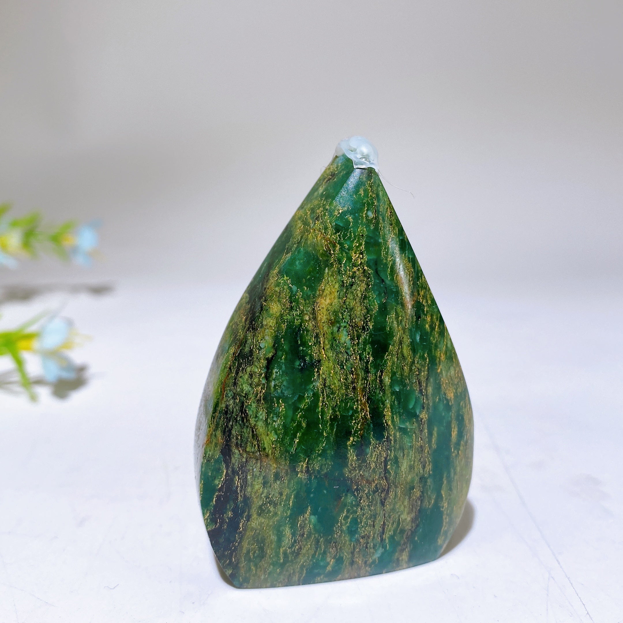 Emerald Crystal Figurines 1.9-3.7 Inch Hand Carved Carvings