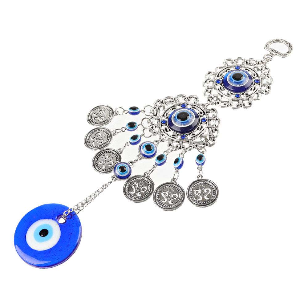 Evil Eye Butterfly Hanging Charm for Protection