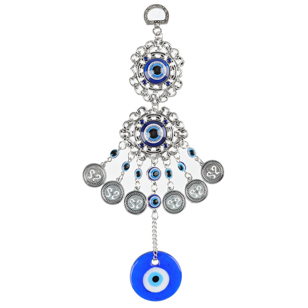 Evil Eye Butterfly Hanging Charm for Protection