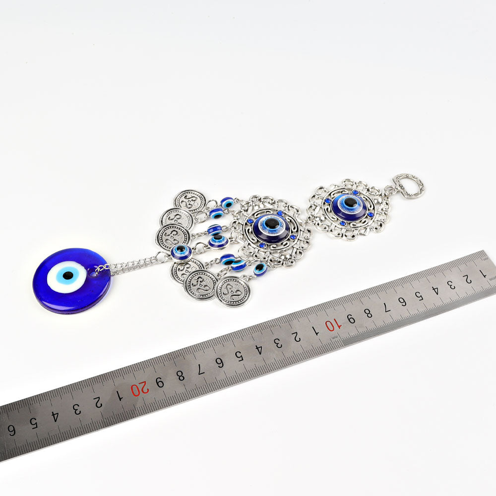 Evil Eye Butterfly Hanging Charm for Protection