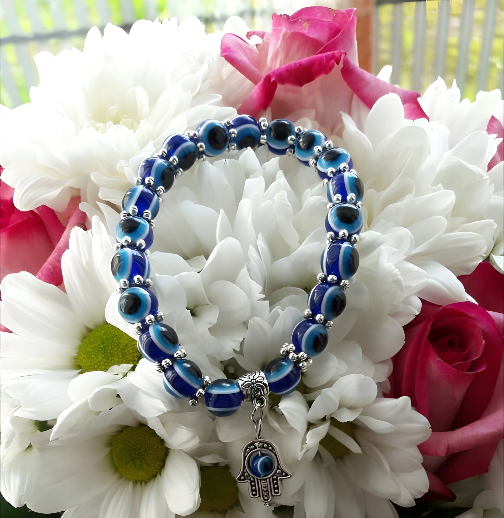 Bracelet de protection contre le mauvais œil Hamsa