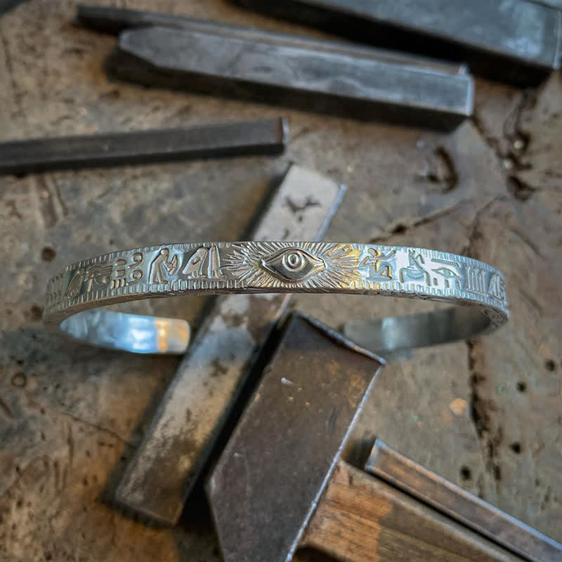 Bracelet de protection en cuivre Œil d'Horus | Sons de guérison