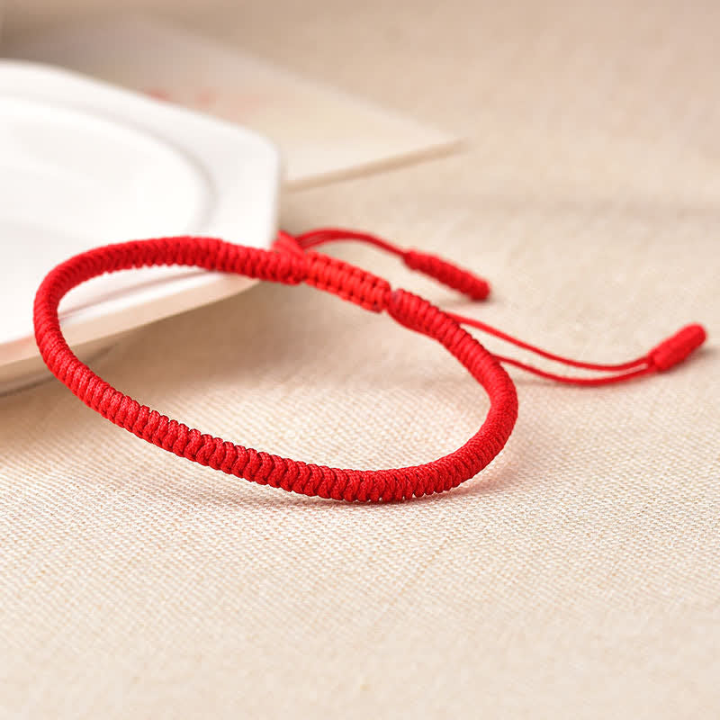 Tibetan Red String Bracelet 20-28cm | Spiritual Protection