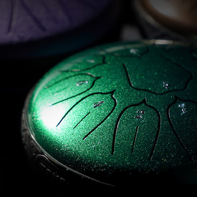 Kit de méditation Lotus de 6 pouces à 11 notes en acier