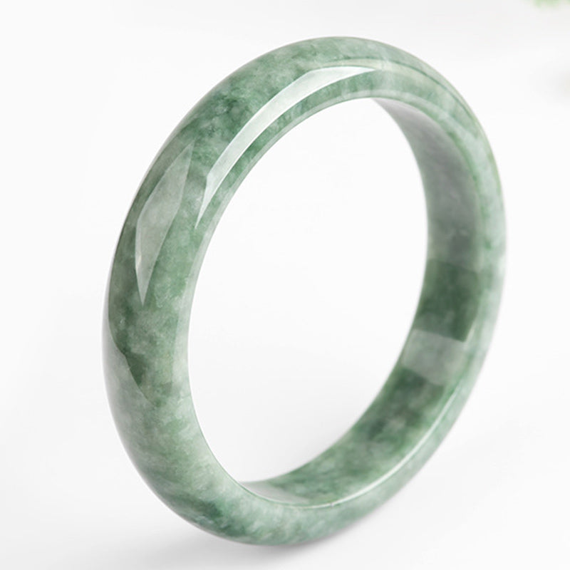Natural Jade Luck Wealth Bangle Bracelet 58mm