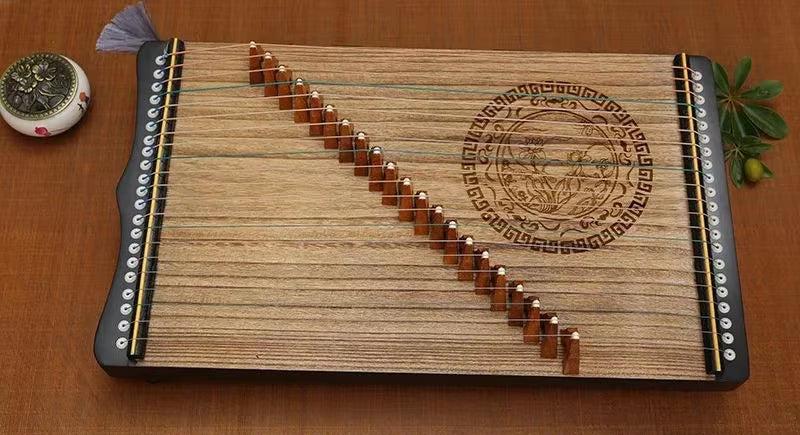 Portable Mini Guzheng 21 Strings Professional Zither Finger Training Device Beginner Guzheng Chinese Stringed Instruments Gifts