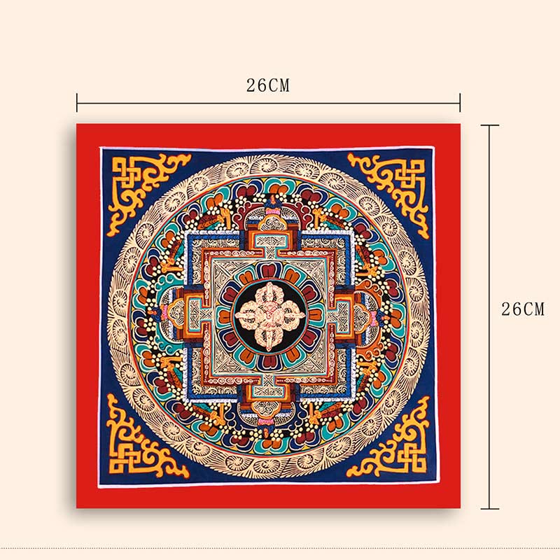 26cm Tibetan Handmade Thangka Painting | Meditation Blessing Art