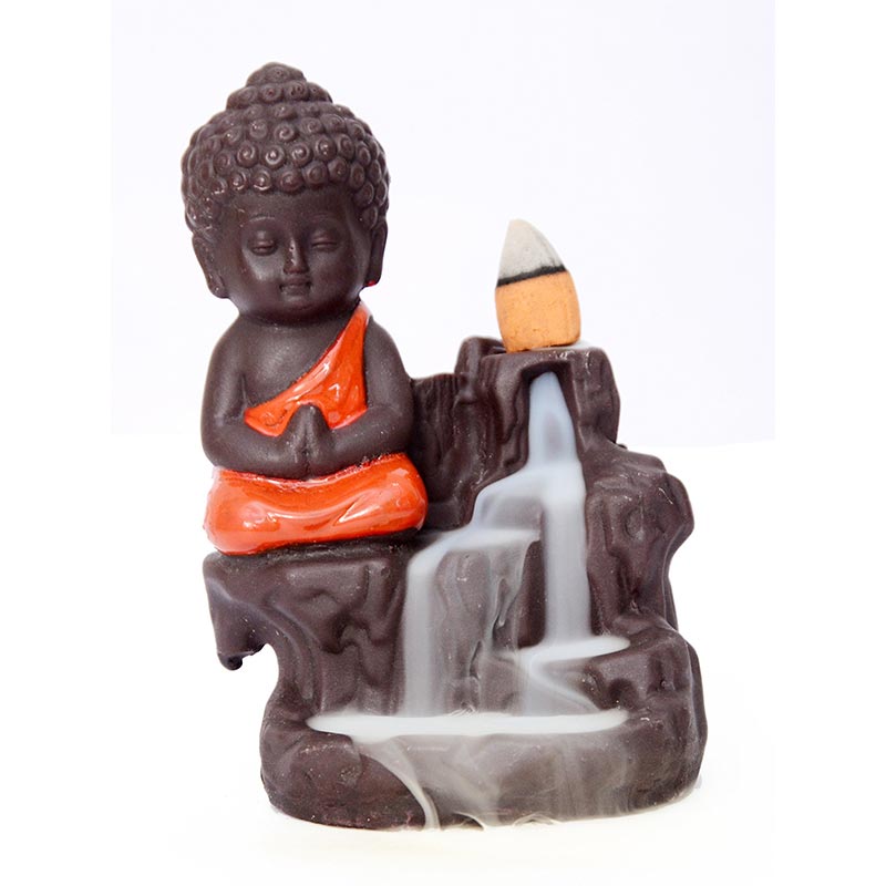 Ceramic Backflow Incense Burner Fountain - Decorative Smoke