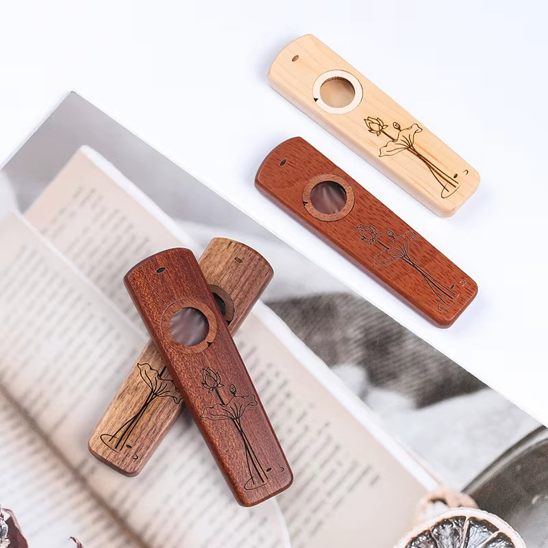 Wooden Kazoo Entry Niche Musical Instrument Performance Professional Accompaniment Artifact Kazoo Orff Musical Instruments