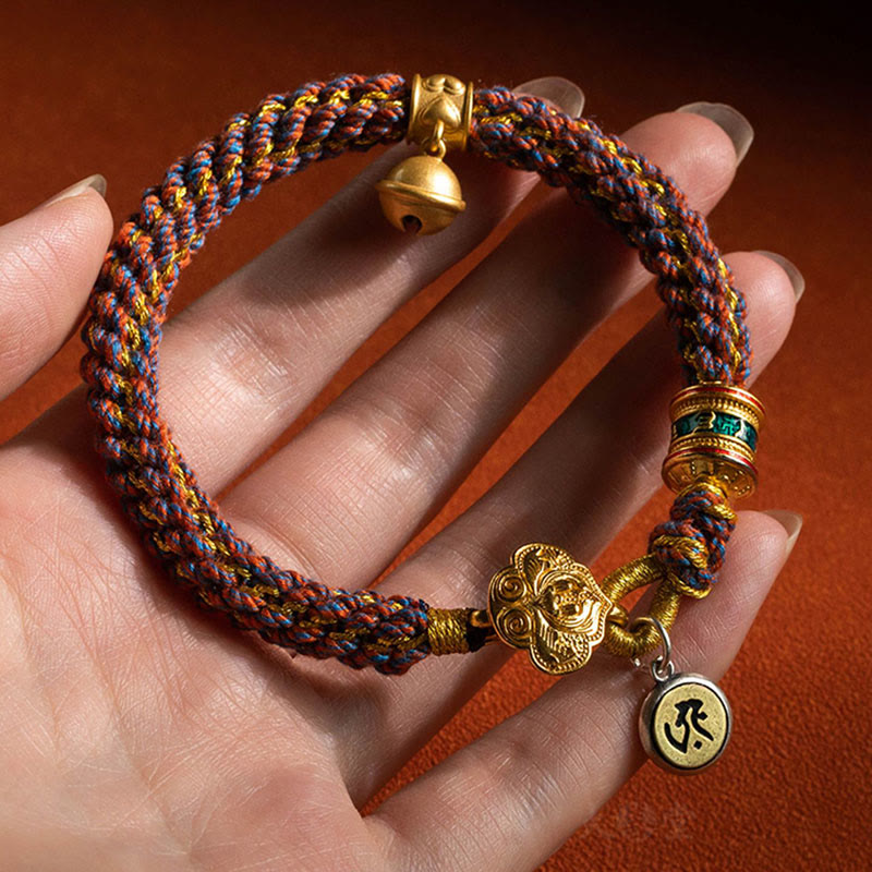 Bracelet porte-bonheur en argent sterling avec cordon rouge et signe du zodiaque chinois