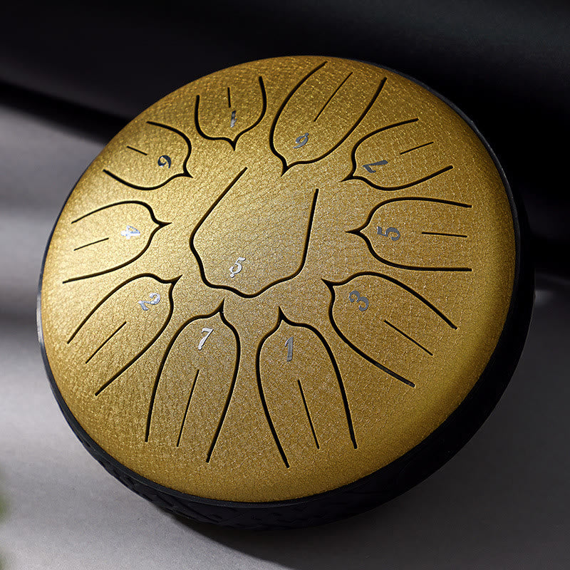 Kit de méditation Lotus de 6 pouces à 11 notes en acier