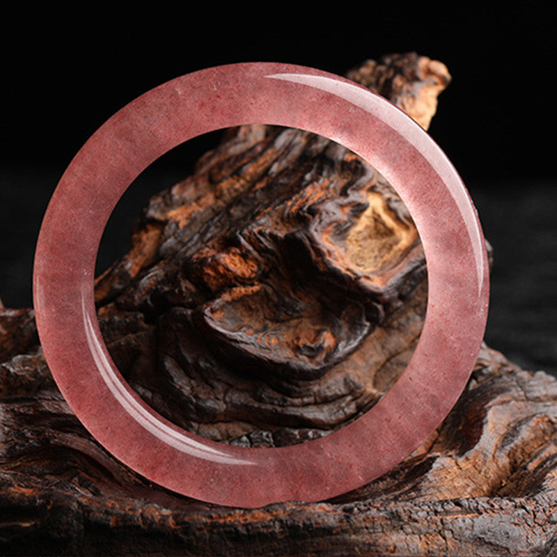 Strawberry Quartz Love Healing Bracelet 50mm Bangle