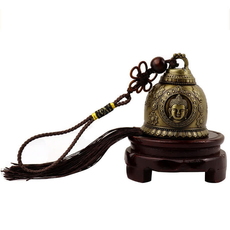 Carillon éolien Feng Shui Bouddha en alliage de zinc pour Zen
