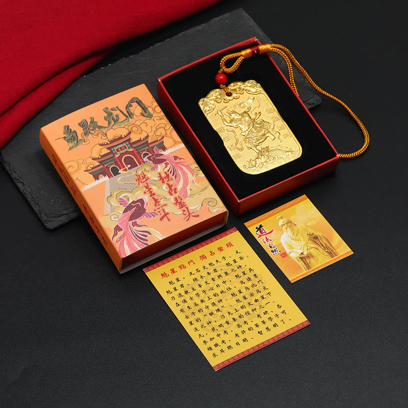 Breloque Feng Shui pour voiture avec étoile porte-bonheur et poisson koï