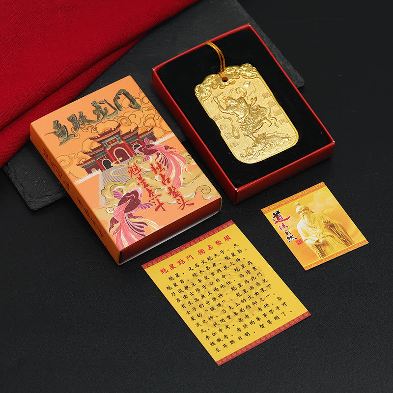 Breloque Feng Shui pour voiture avec étoile porte-bonheur et poisson koï