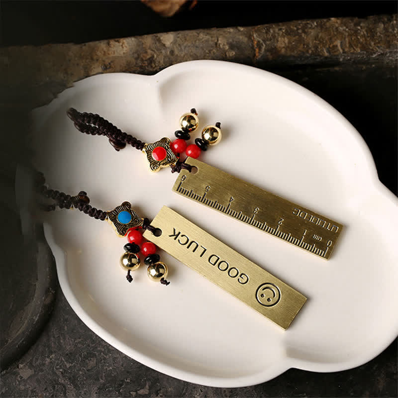 Feng Shui Yin Yang Bagua Balance Porte-clés Cuivre Laiton
