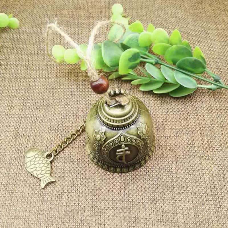 Carillon suspendu Feng Shui en alliage de zinc pour décoration zen