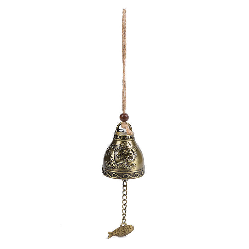 Carillon suspendu Feng Shui en alliage de zinc pour décoration zen