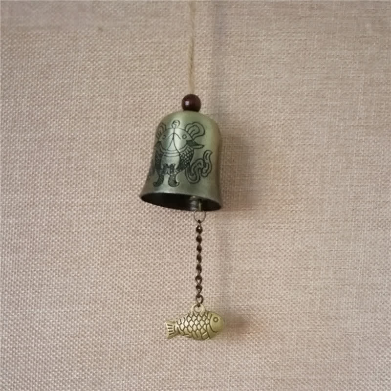 Carillon suspendu Feng Shui en alliage de zinc pour décoration zen