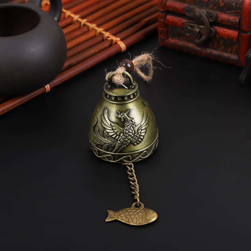 Carillon suspendu Feng Shui en alliage de zinc pour décoration zen