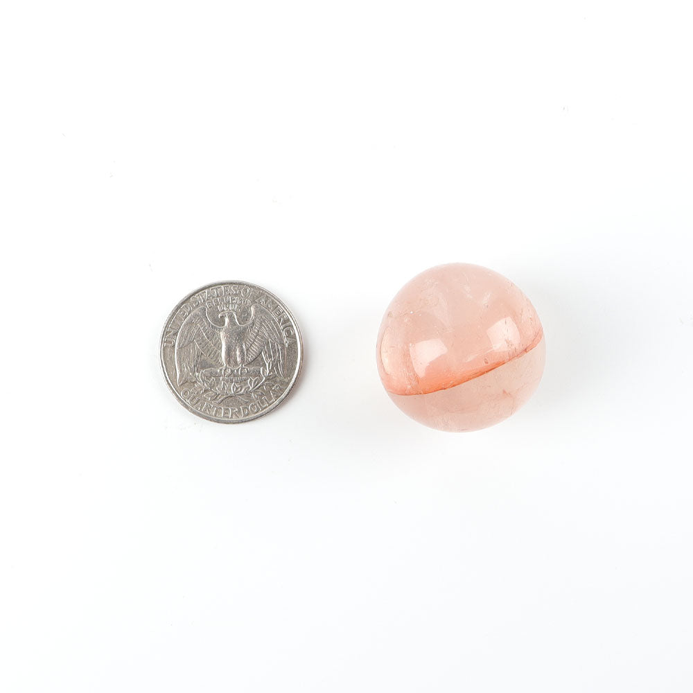 Fire Quartz Crystal Sphere 1 Inch for Healing & Energy