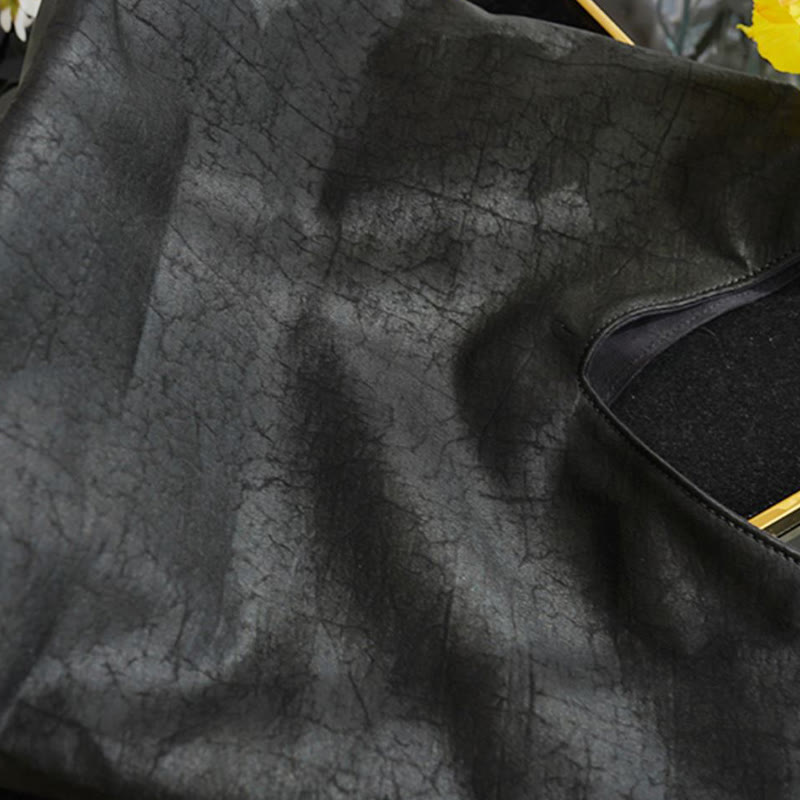 Sac à bandoulière en soie Xiangyunsha brodé de fleurs de poisson et de phénix